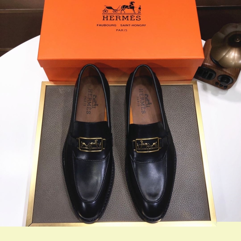 H**mes leather shoes